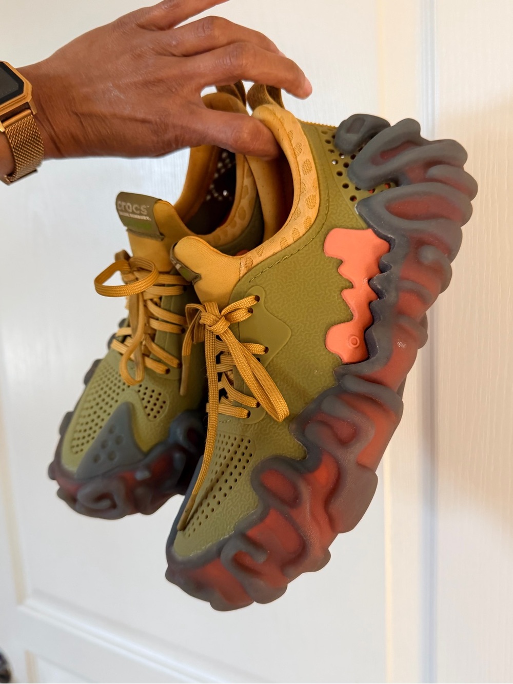 Salehe Bembury x Crocs Juniper “Tahini” Terrain Sneakers - Picture 5 of 15